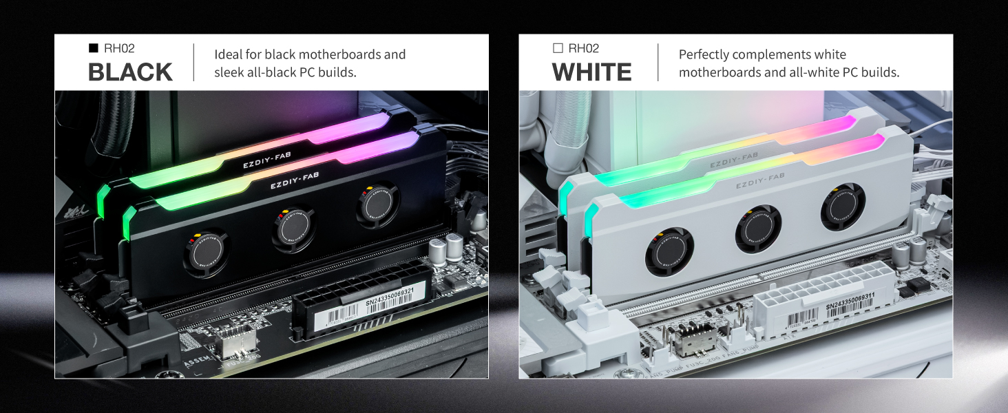 ideal for black and white motherboard