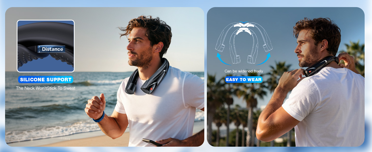 wearable neck cooling fans best neck fans that blow cold air cooling fans for neck neck fan for work