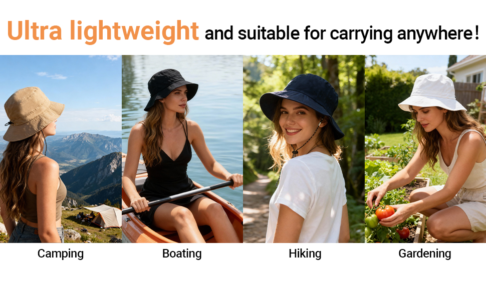 waterproof and quick-dry bucket hat