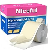 Niceful Pimple Patch Roll 2in*12ft, Medical Grade Hydrocolloid Roll for Acne, Water-Resistant Hyd...