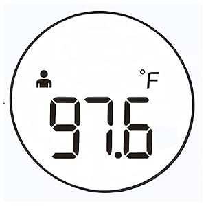 Read the result in 1 Sec as thermometer beeps