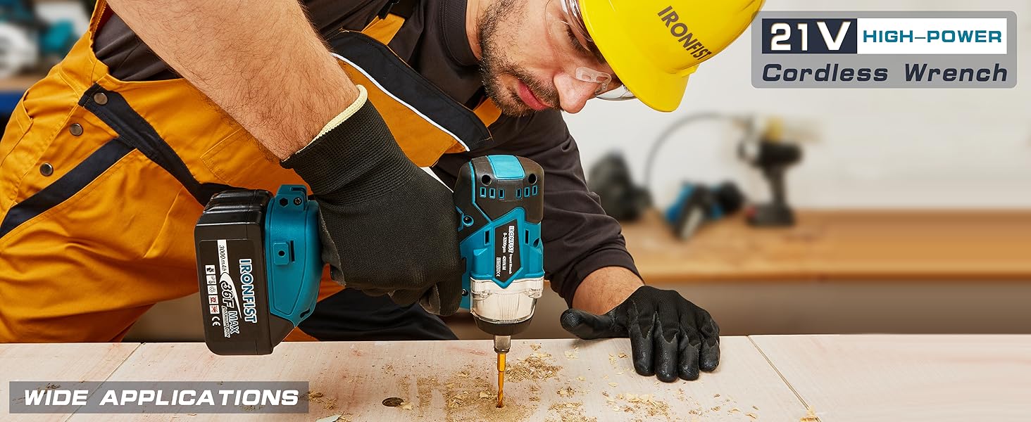 Cordless impact wrench drive power wrenches electric 1/2 inch high torque brushless socket set combo