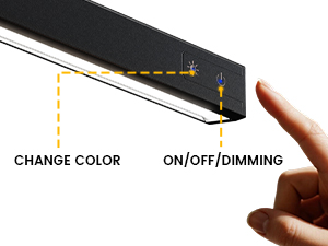 intuitive touch control led desk light