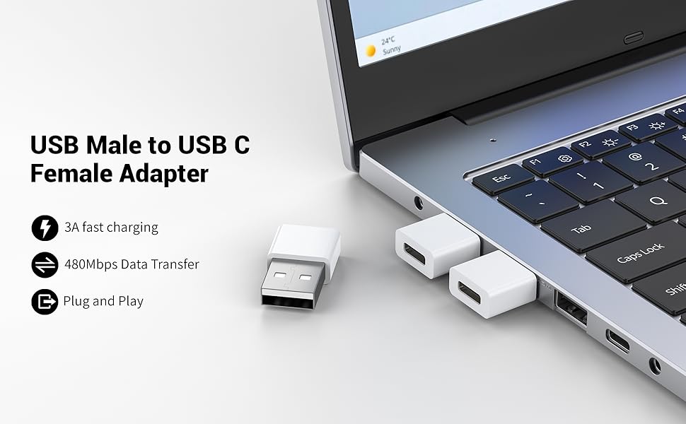 adaptador usb a tipo c,usb c female to usb male adapter,c port to usb adapter