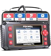 2024 Newest FOXWELL NT604 OBD2 Scanner ABS SRS, Check Engine Code Reader with Airbag Scanner, Tra...