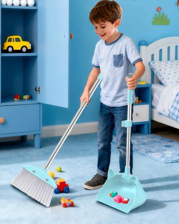 Mini Broom with Dustpan for Kids