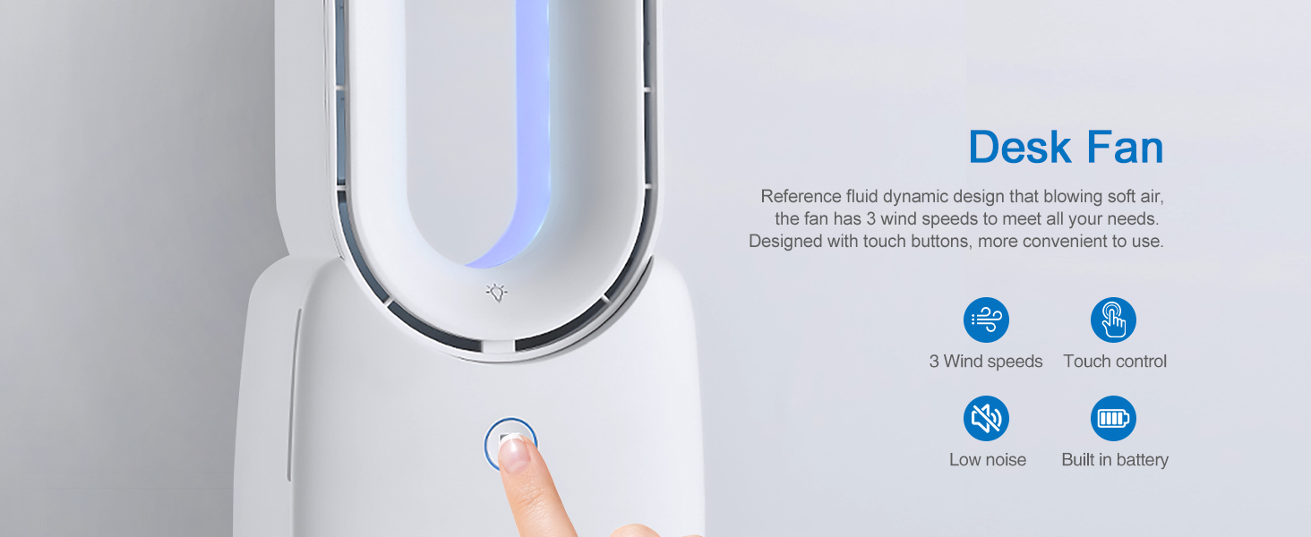 Touch control &amp;amp;amp; 3 speeds