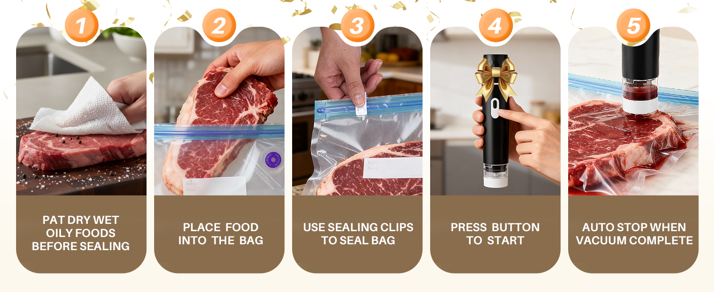 Vacuum sealer For Food,Compact Vacuum Sealer Machine