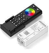 FCOB 2.4G WiFi SPI RGB Controller DR03W &amp; RC03RF RF Remote Set, Control by Smart Life/Tuya APP/Al...