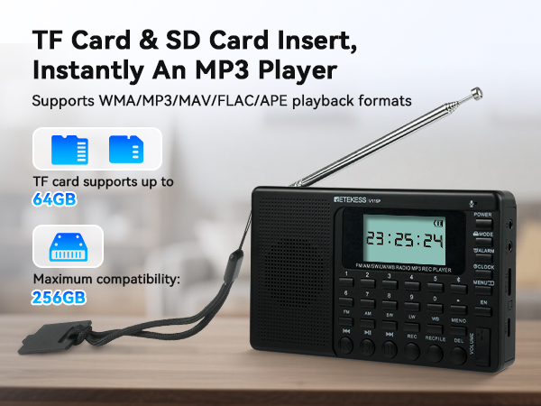 radio,radios portable am fm,shortwave radio,small radio,retekess radio,am fm radio