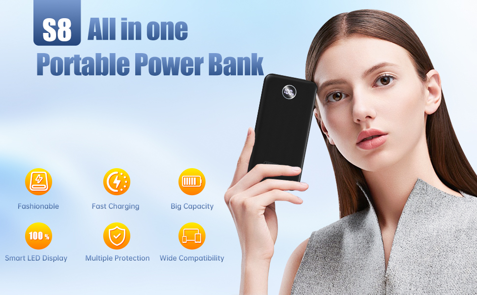 All in one Portable Power Bank