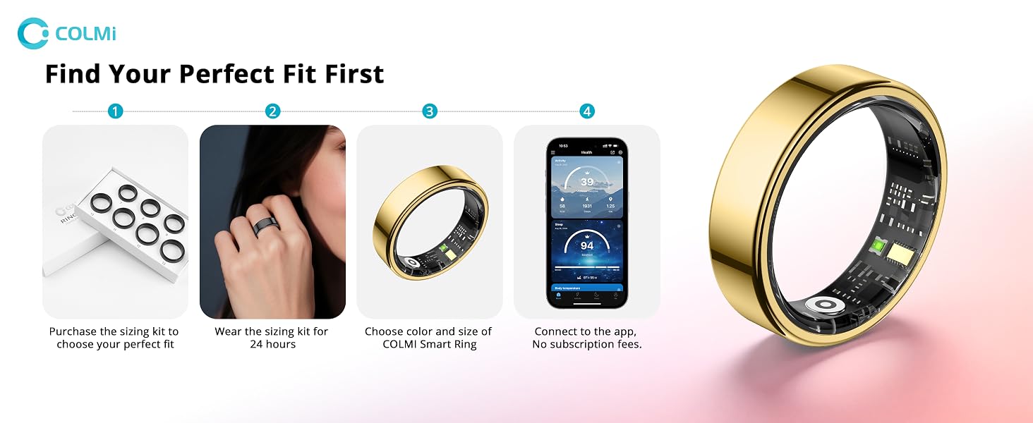 colmi smart ring sizing kit