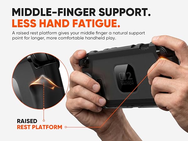 comfortable hand feeling