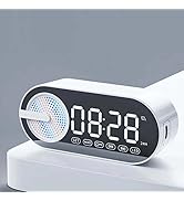 IHAO Alarm Clock Bluetooth Speaker Induction LED-G30 White