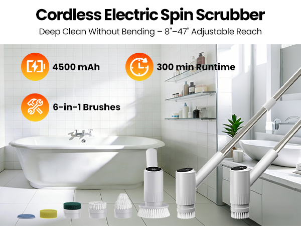 Electric Spin Scrubber