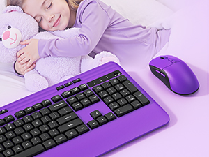 wireless quiet keyboard and mouse