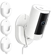 Lucrave 3 Pack Ring Indoor Cam Wall Mount Bracket, No Drill No Screws Strong Adhesive Blink Camer...