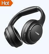 TOZO HT2 Hybrid Active Noise Cancelling Headphones, Wireless Over Ear Bluetooth Headphones, 60H P...
