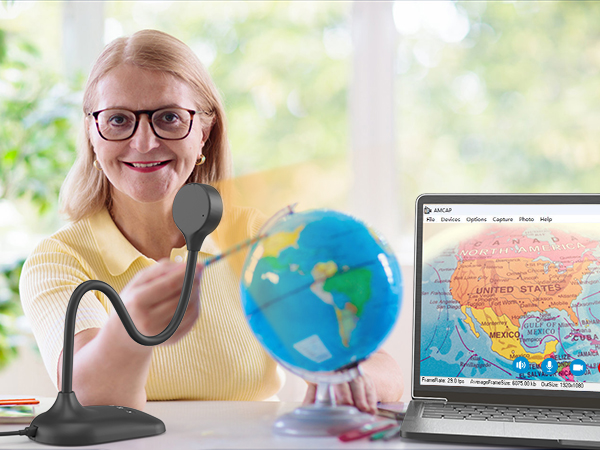 Document camera teachers classroom USB teaching web cam PC webcam light LED 1080P 1944P