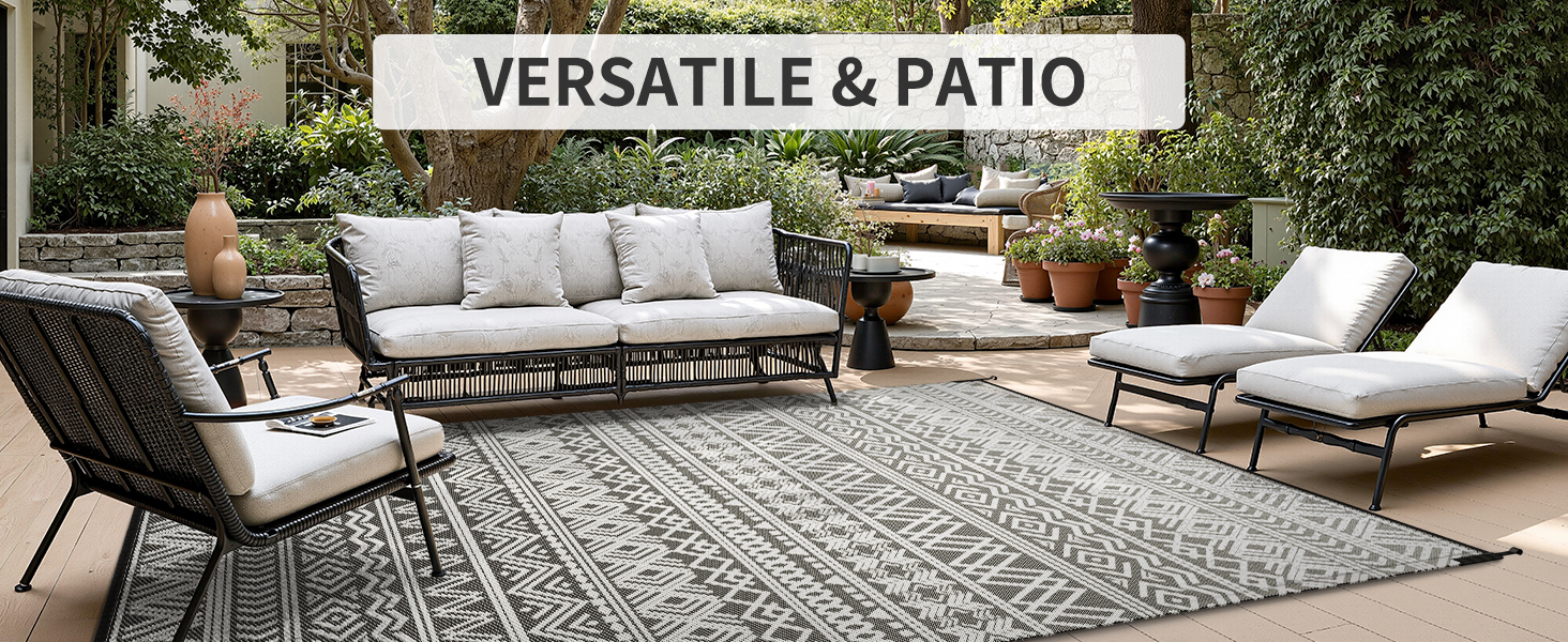 Outdoor Rug-Outdoor Patio Rug Waterproof Patio Mat Patio Carpet Outdoor Rugs for Patio