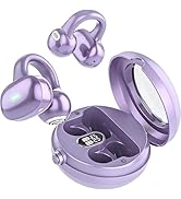 Fhumsh Wireless Earphones, Bluetooth 5.3 Headphones Hi-Fi Stereo 50-Hour Playback LED Digital Dis...