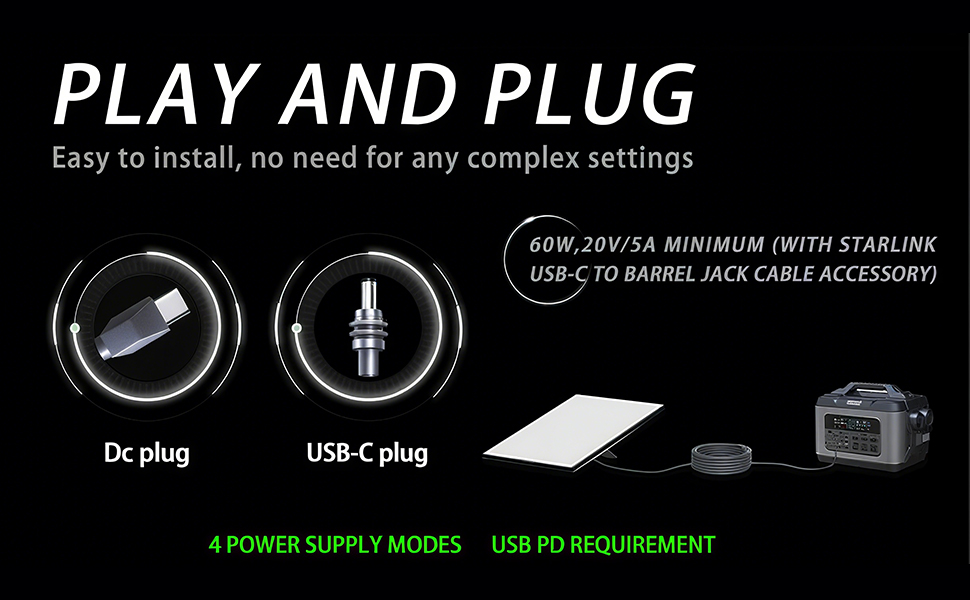 Starlink Mini Car Adapter 10FT