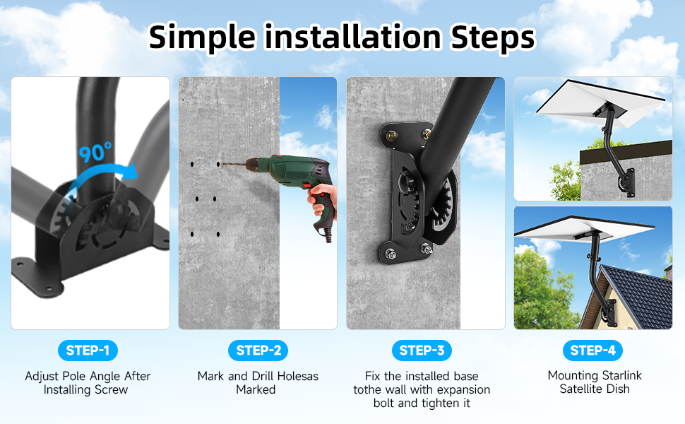 starlink gen 3 Adjustable Mount kit