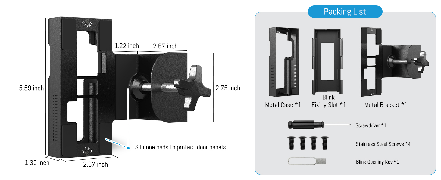 ring doorbell metal case