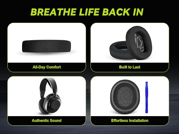 All-Day Comfort Built to Last Authentic Sound Effortless Installation