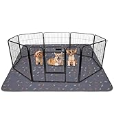 Sunheir Washable Pee Pads for Dogs 72"x72", Extra Large Reusable Puppy Pads Pet Training Pads for...