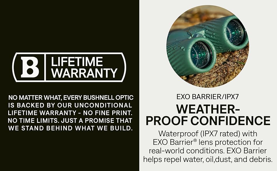 A-Series Binoculars Lifetime, Waterproof, EXO Barrier