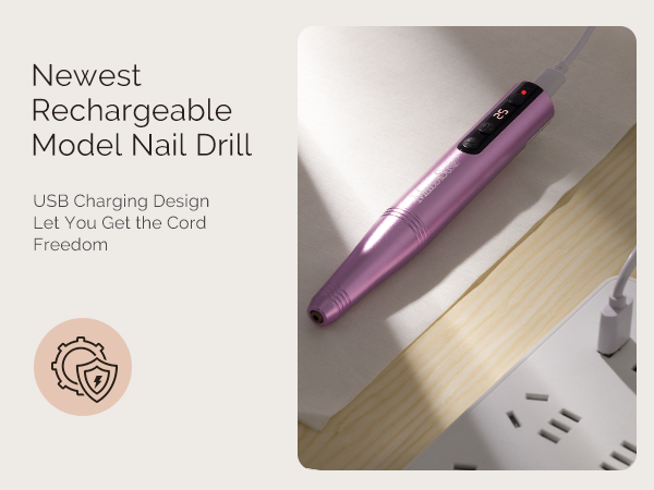 MelodySusie Cordless Electric Nail Drill