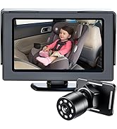 Itomoro Baby Car Camera, Easily Install Baby Car Mirror 1080P Clear Car Baby Camera for Rear Faci...