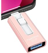 256GB USB Flash Drive for Phone and Pad, Photo Stick High Speed External USB Thumb Drives Photo S...