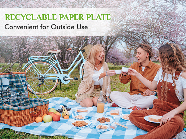white paper plates
