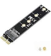 SinLoon PCI E X1 M.2 Adapter M.2(NGFF) M Key SSD to PCI-e X1 Card M.2 NVME to PCI Express Adapter...