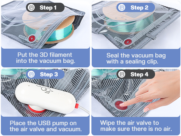 filament vacuum storage
