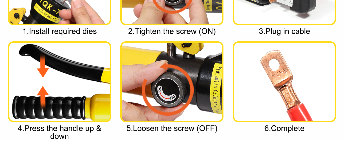 hydraulic crimping tool