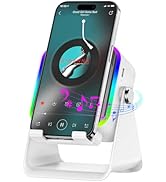 Wireless Induction Speaker 5-in-1 Bluetooth Speaker with Phone Stand,Stereo Sound, 3500mAh Power ...
