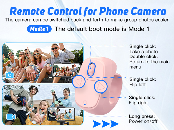 Scrolling Ring Remote Control for Tiktok