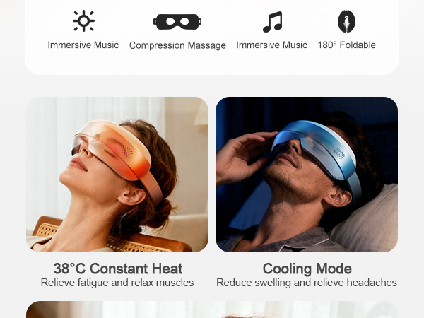 Eye Massager with Heat and Cooling