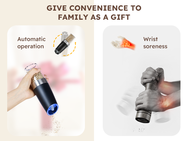 salt pepper grinder set electric