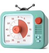 LIORQUE Visual Timer for Kids, 60-Minute Countdown Timers for Classroom Office Kitchen with Silen...