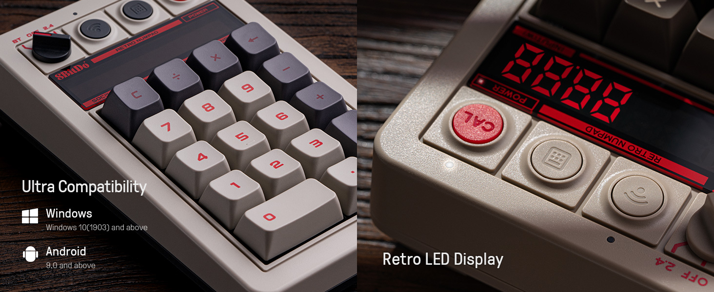 Retro 18 Mechanical Numpad for Windows and Android 