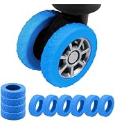 10PCS Luggage Wheel Protector, Silicone Luggage Wheel Covers for 2-2.4" Suitcases Spinner Wheel,U...