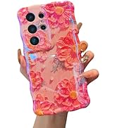 XIZYO Case for Samsung Galaxy S24 Ultra, Colorful Retro Oil Painting Flower Cute Floral Aesthetic...