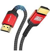 JSAUX HDMI Cable 3.3FT 48Gbps 8K &amp; 4K Ultra High Speed Cord (8K@60Hz 7680x4320, 4K@120Hz) eARC HD...