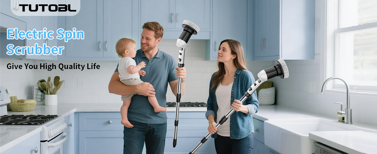 electric spin scrubber