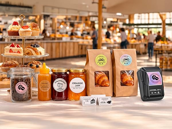 Round Labels For Small Business Brand Logos &amp;amp;amp; Decoration