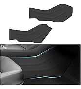 2PCS Center Console Side Anti-Kick Mats for Model Y Juniper 2025 2026 Protection Mats Waterproof ...